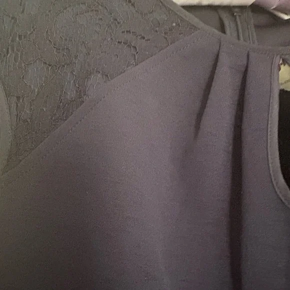 NWT Nanette Lepore Navy Lace Panel Sheath Dress Size 6 Career Work - Picture 6 of 9